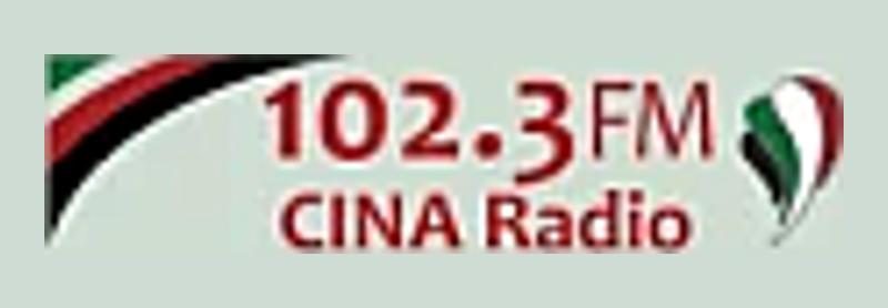 logo CINA 102.3 FM