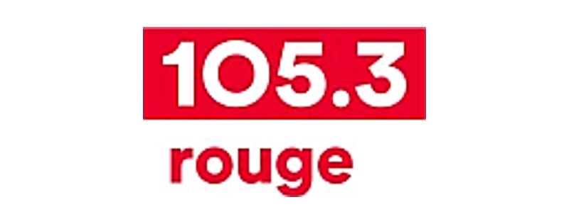 logo 105.3 Rouge Drummondville