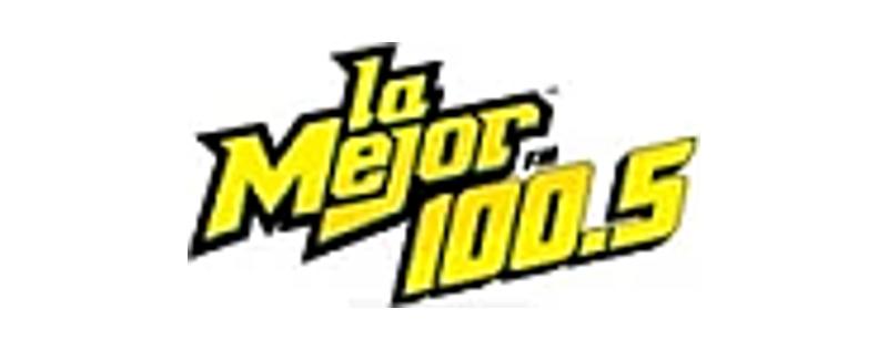 logo La Mejor 100.5 FM Ciudad Del Carmen