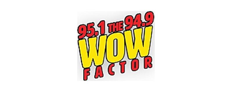 logo 95.1/94.9 The Wow Factor
