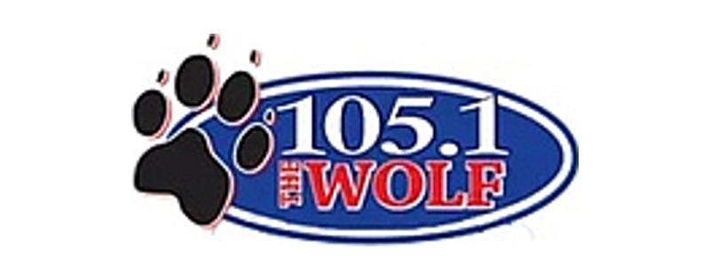 logo 105.1 The Wolf