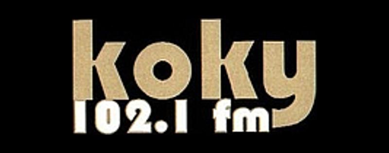 logo 102.1 KOKY-FM