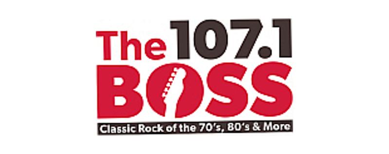 logo 107.1 The Boss