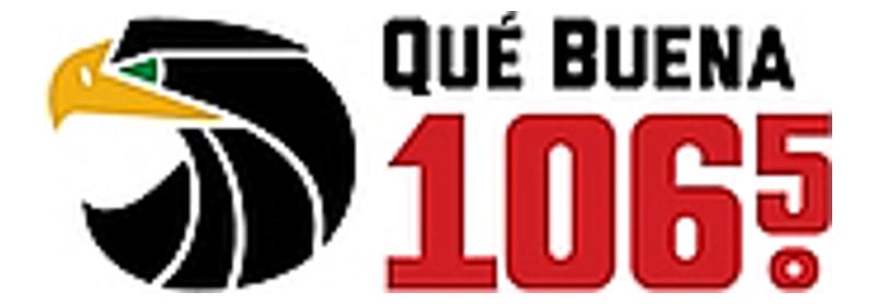 logo Que Buena 106.5
