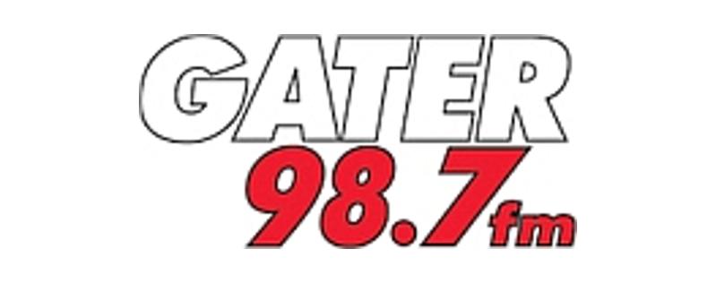 logo 98.7 The Gater