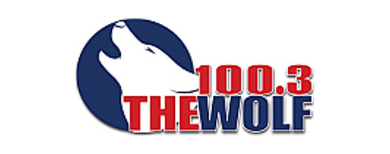 logo 100.3 The Wolf