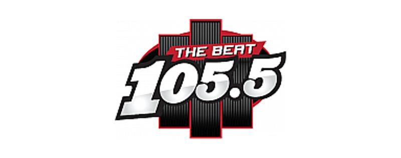 logo 105.5 The Beat Rochester