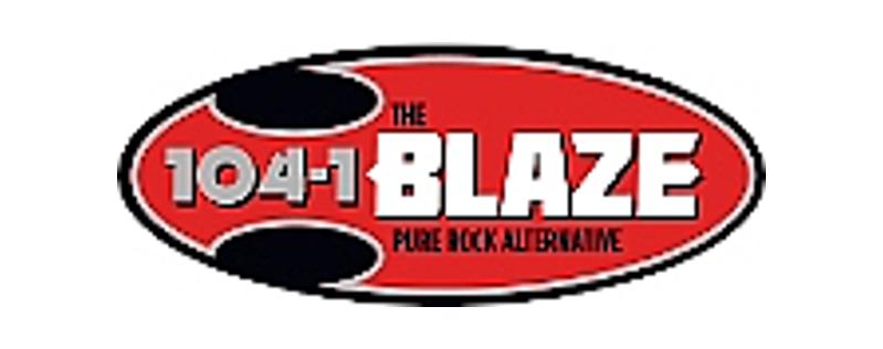 logo 104.1 The Blaze
