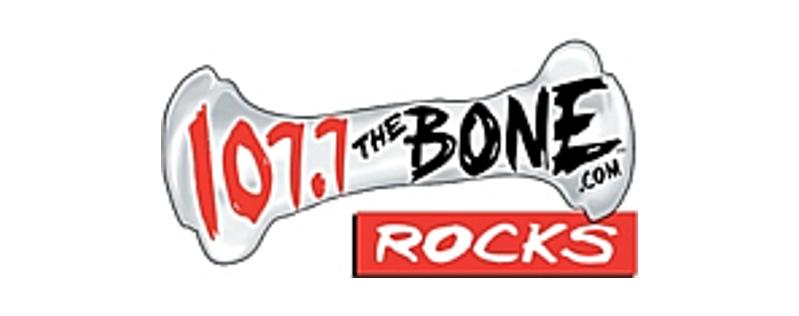 logo 107.7 The Bone