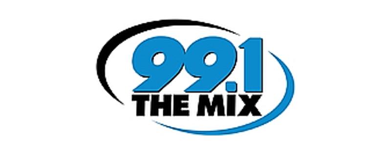 logo 99.1 The Mix