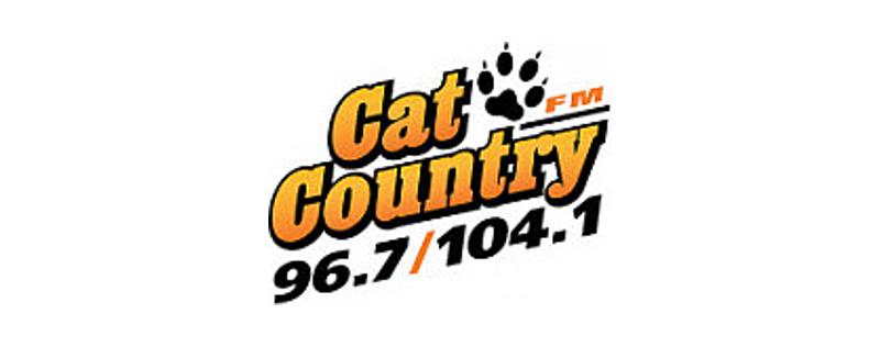 logo Cat Country 96.7/104.1
