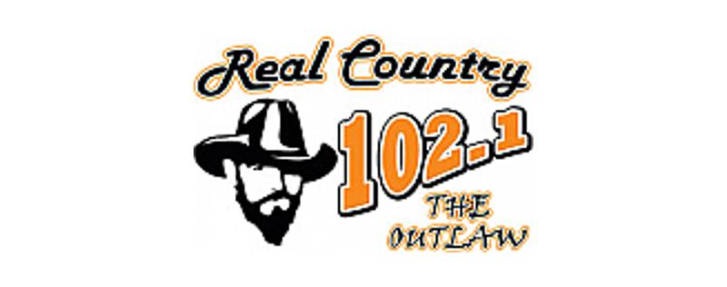 logo Real Country 102.1 The Outlaw