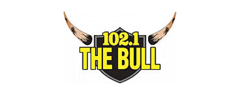 logo 102.1 The Bull