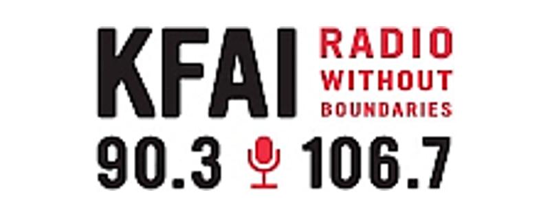 logo KFAI Community Radio