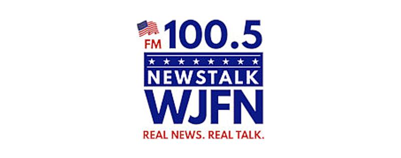 logo WJFN 100.5 NewsTalk