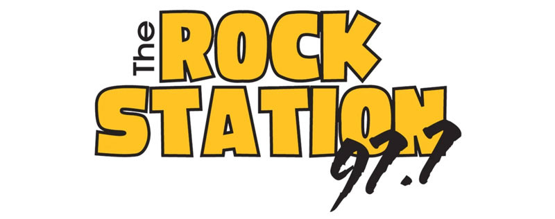 logo 97.7 The Rock Station