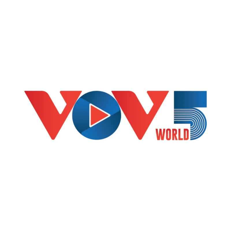 VOV5 English 247 logo